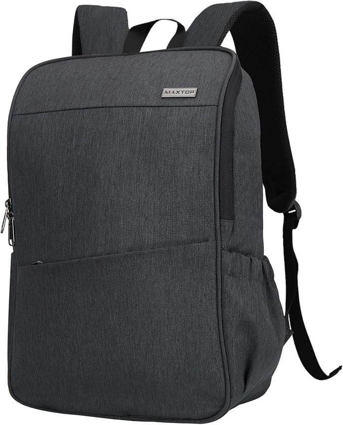 MAXTOP Laptop Backpack for Women Men College Bookbag Business Travel Backpack Water Resistant Computer Backpack with USB Charging Port Fits 15.6 Inch Laptop