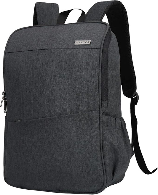 MAXTOP Laptop Backpack for Women Men College Bookbag Business Travel Backpack Water Resistant Computer Backpack with USB Charging Port Fits 15.6 Inch Laptop