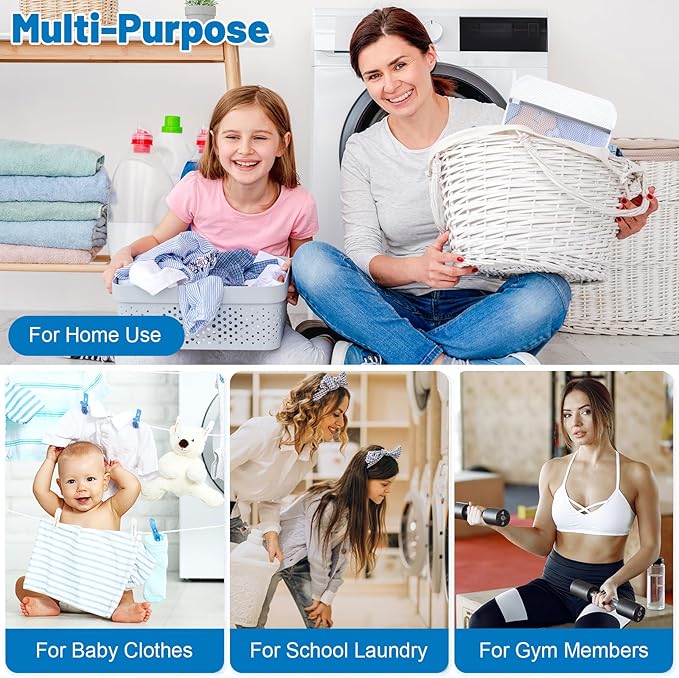 3-Pack Durable Honeycomb Mesh Laundry Bags for Delicates - 12x16 Inches Lingerie Bags for Washing Delicates with Sturdy Zippers, Protect Clothes in Washing Machine for Home, College & Dorm (Medium)