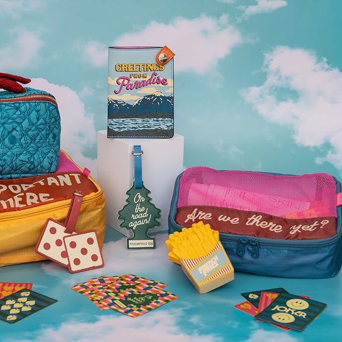 ban.do Getaway Polyester and Mesh Packing Cube Set, Includes 4 Foldable Luggage Organizers in Various Sizes (Really Important Stuff)
