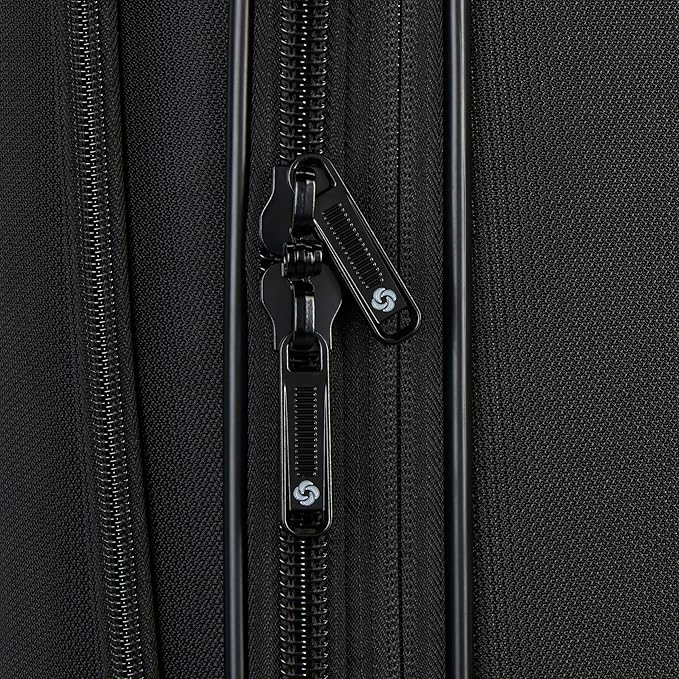 Samsonite Ascella 4 Large Checked Suitcase - Black