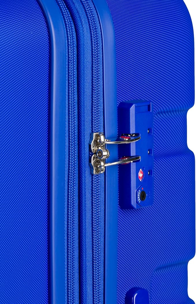 SwissGear 7366 Signature Hardside Expandable Luggage with Spinner Wheels, TSA Lock, Cobalt, Checked-Large 27-Inch