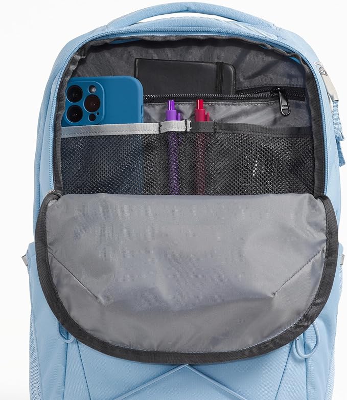 The North Face Women's Jester Everyday Laptop Backpack - Commuter Travel Bag, Laptop Sleeve, Water-Repellent, Steel Blue, One Size