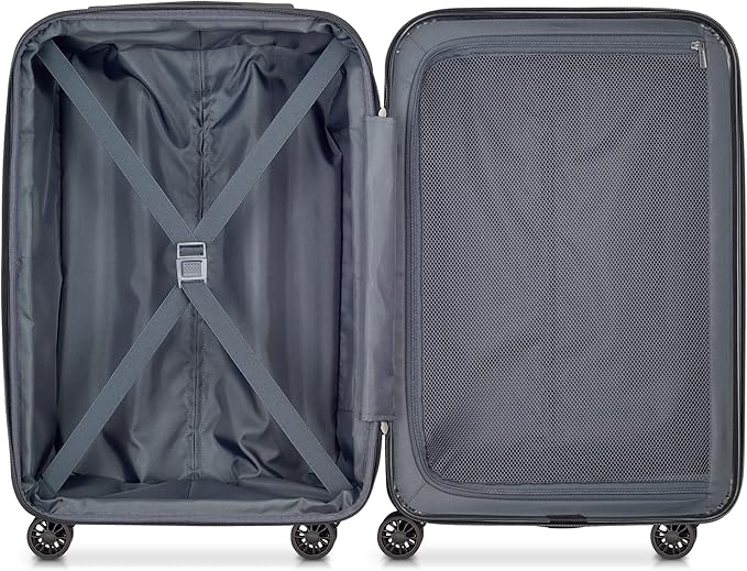 DELSEY PARIS Helium Aero Hardside Expandable Luggage with Spinner Wheels, Brick Red, Carry-On Plus 21 Inch