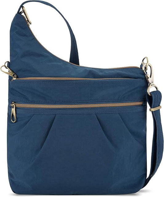 Travelon Anti-Theft Signature 3 Compartment Crossbody Bag