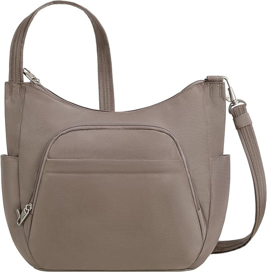 Travelon Anti-theft Classic Crossbody Bucket Bag | Anti-theft