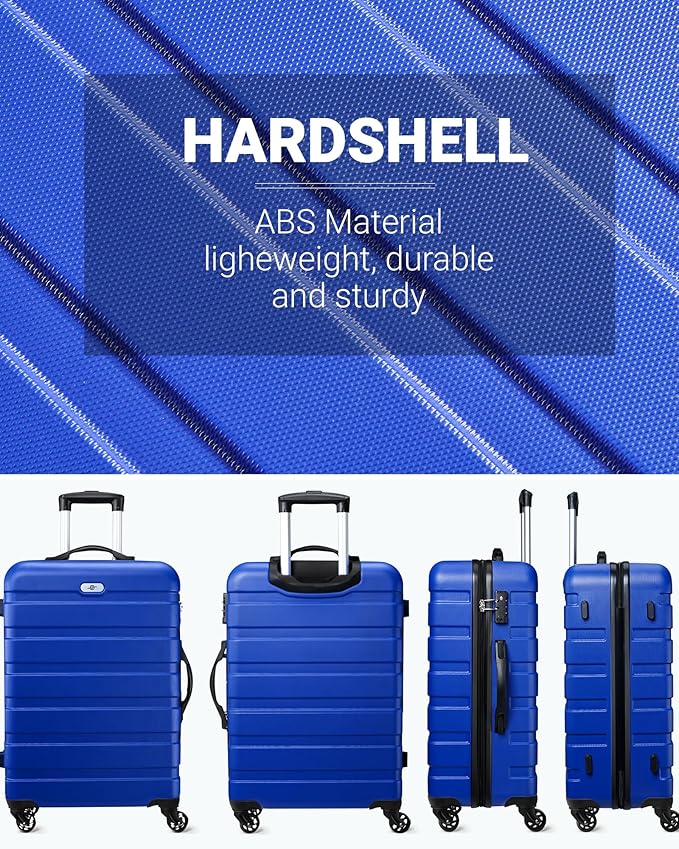Suitour Luggage Sets 2 Piece with Spinner Wheels,Hard Shell 20 Carry on Suitcase and 28 inch Luggage with Spinner Wheels Suitcase Set with TSA Lock(20in/28in)