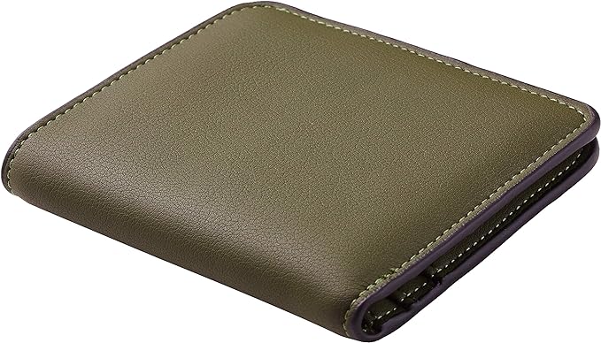 Toughergun Women’s Small Slim Leather Wallet with RFID Protection, Compact Bifold Mini Purse with Clear ID Window