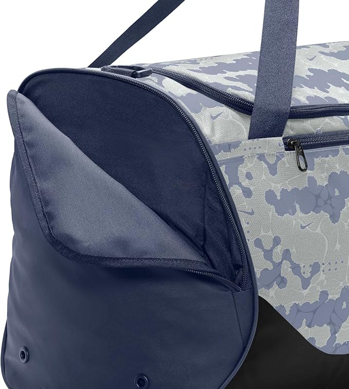 Nike Brasilia Duffel Bag (Medium), Diffused Blue/Black/Black, MISC