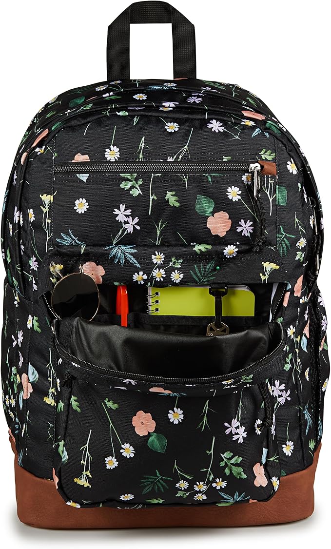 JanSport Cool Backpack with 15-inch Laptop Sleeve, Large Computer Bag Rucksack with 2 Compartments, Ergonomic Straps, Bewitched Blooms