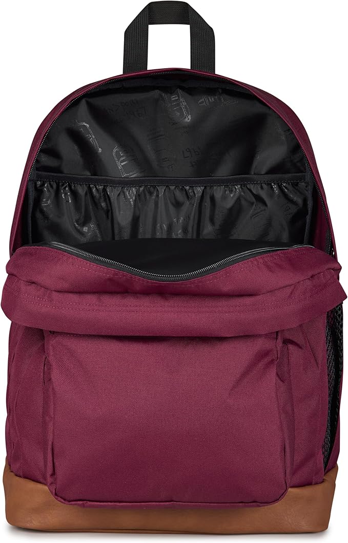 JanSport Cool Backpack with 15-inch Laptop Sleeve, Large Computer Bag Rucksack with 2 Compartments, Ergonomic Straps, Cherry Lacquer