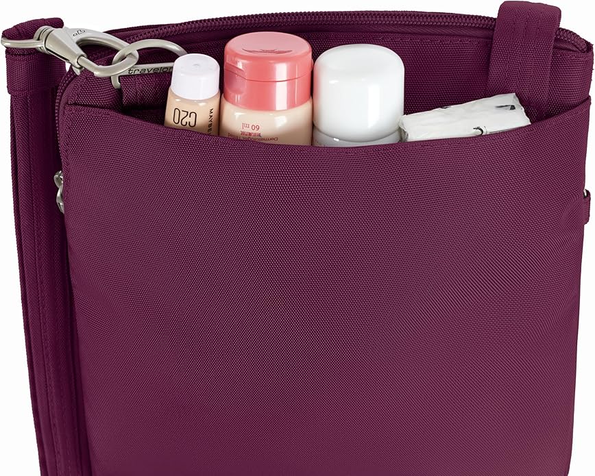 Travelon Anti-theft Classic Slim Double Zip Crossbody