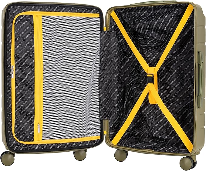 French Connection Le Voyage Luggage Set, Sage, 3 Piece Set