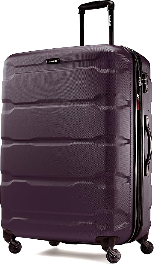 Samsonite Omni Pc Hardside Expandable Luggage with Spinner Wheels (Purple, 2-Piece Set (20/28))