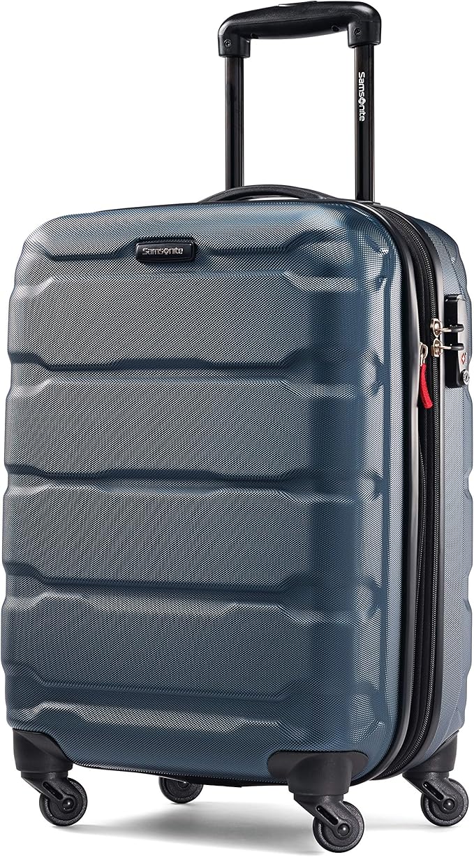 Samsonite Omni PC Hardside Expandable Luggage with Spinner Wheels, Teal, 2-Piece Set (20/28)