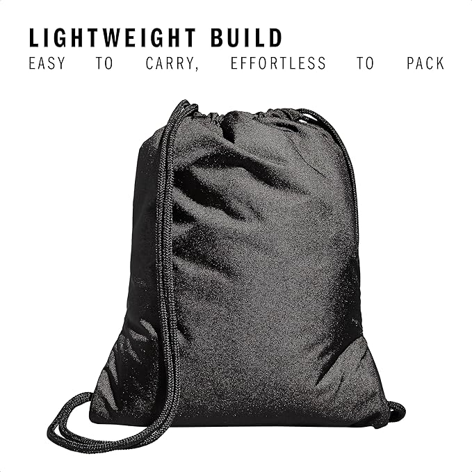 adidas Alliance Sackpack – Drawstring Backpack for Sports, Small Gym Bag