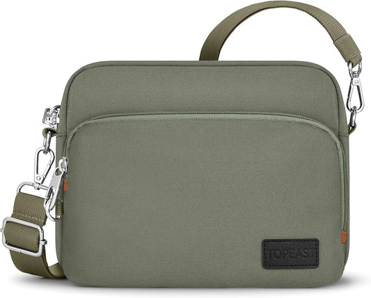 TOPEAST Anti-Theft Crossbody Travel Bag for Women Men, Lightweight Shoulder Bag Classic Design for Trip, Daily Use, Sport