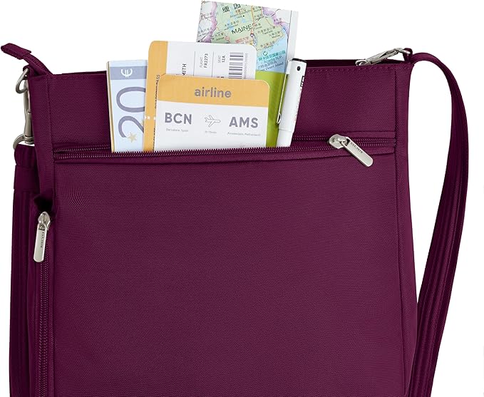 Travelon Anti-Theft Classic North/South Crossbody Bag
