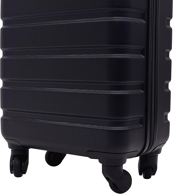 Wrangler 20" Hardside Spinner Carry-On Luggage, Black