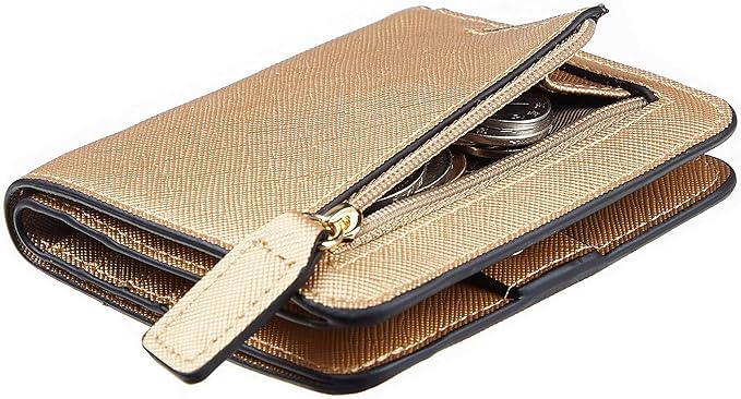 Toughergun Women’s Small Slim Leather Wallet with RFID Protection, Compact Bifold Mini Purse with Clear ID Window