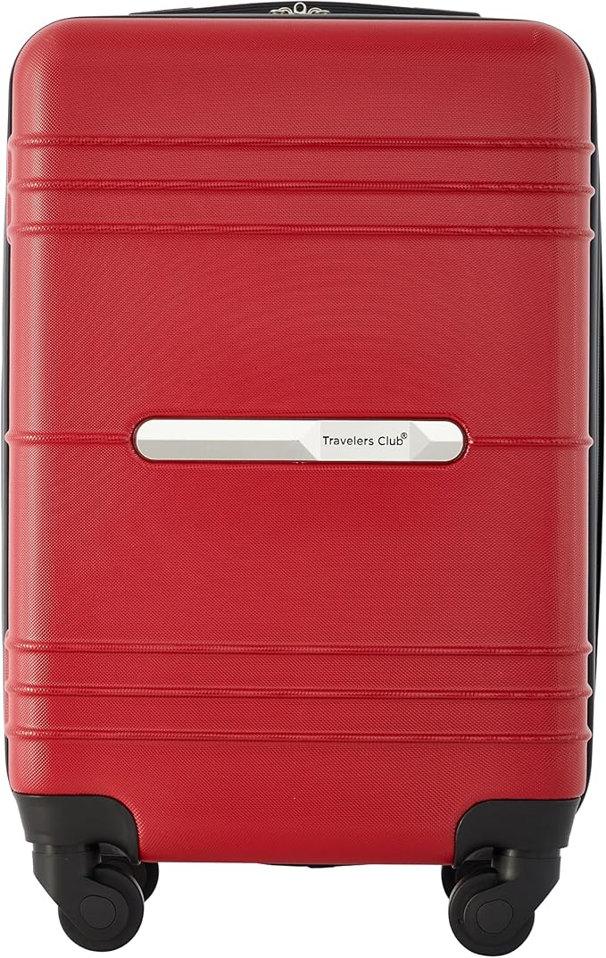Travelers Club 22" Richmond Spinner Carry-On Luggage, Red