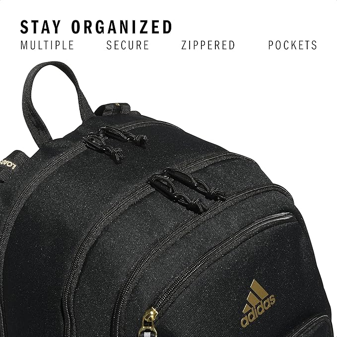 adidas Prime Backpack for Work, Travel Bag for Women and Men with Padded Compartment for Laptop