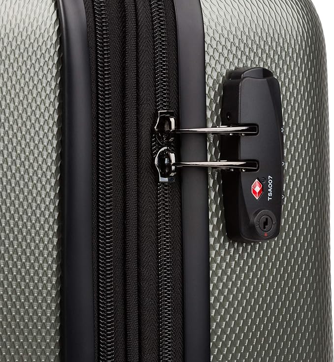 SwissGear 7272 Energie Expandable Hardside Luggage with Spinner Wheels and TSA Lock, Gunmetal, Carry-On 19-Inch