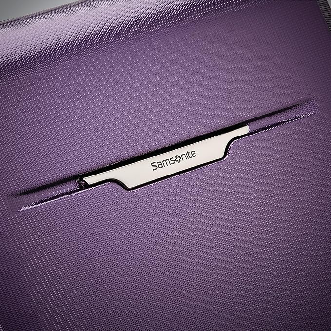 Samsonite Winfield 3 DLX Hardside Expandable Luggage with Spinners, Purple, 2-Piece Set (20/25)