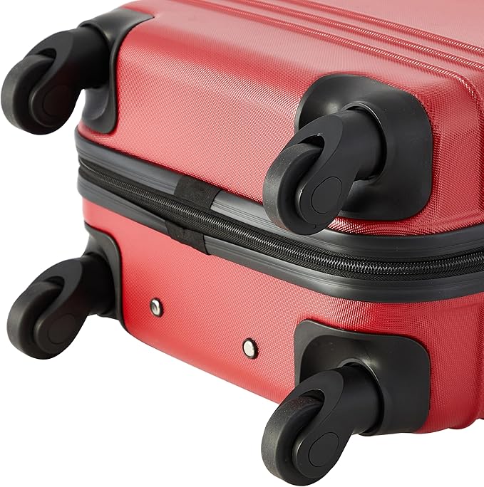 Travelers Club 22" Richmond Spinner Carry-On Luggage, Red