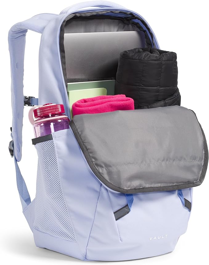 The North Face Women's Vault Everyday Laptop Backpack - PFAS Free, Purple Mint/Virtual Blue, One Size