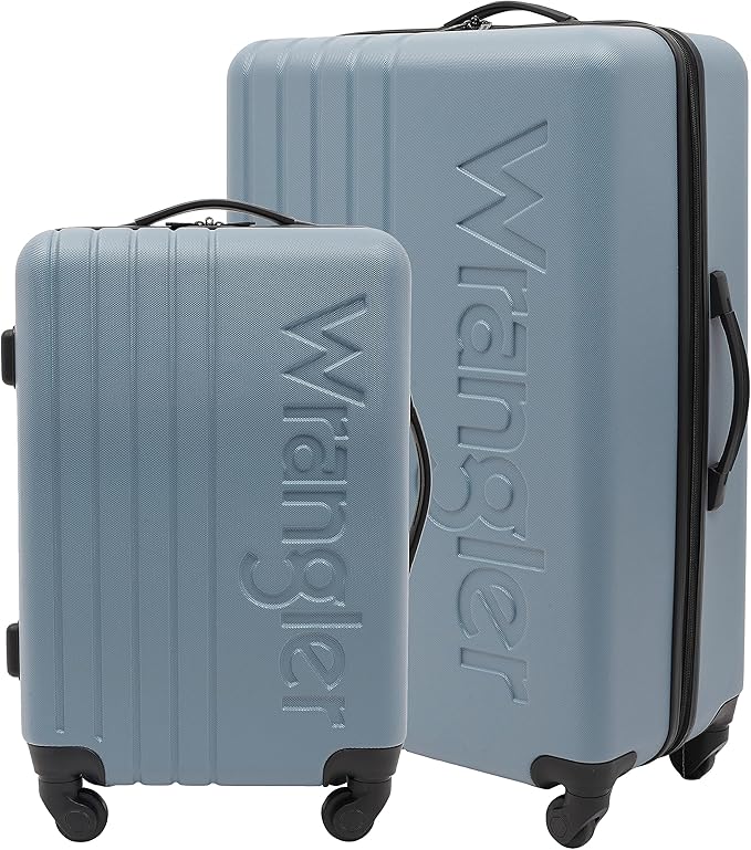 Wrangler Quest Luggage Set, Winter Sky, 2 Piece Set (28"/20")