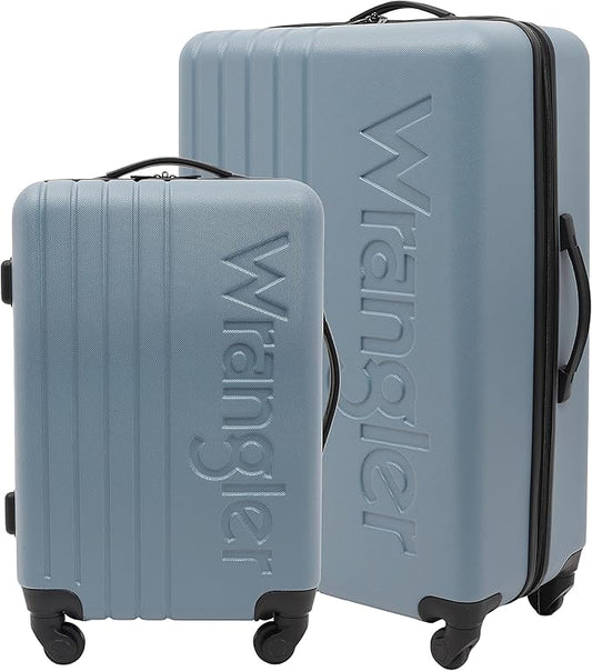 Wrangler Quest Luggage Set, Winter Sky, 2 Piece Set (28"/20")