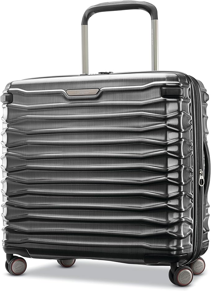 Samsonite Stryde 2 Hardside Expandable Luggage with Double Spinner Wheels, Medium Glider, Brushed Graphite