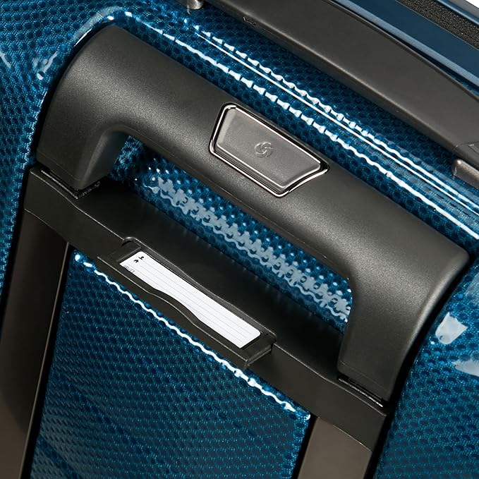 Samsonite Proxis Medium Hardside Luggage with Dual Spinner Wheels - Innovative Roxkin™ Lightweight Shell With Ultimate Durability- Includes TSA Lock, Ergonomic Telescoping Handle - Petrol Blue