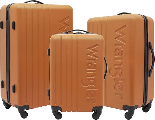 Wrangler Quest Luggage Set, Maple Autumn, 3 Piece Set (30"/26"/22")