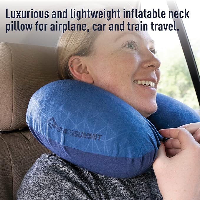 Sea to Summit Aeros Premium Traveller Inflatable Neck Pillow, Magenta