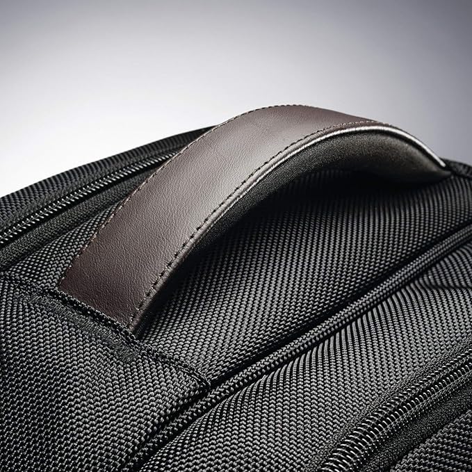 Samsonite Kombi Business Backpack – Ballistic Nylon, 15.6” Laptop Compartment, Tablet Pocket, SmartSleeve™, Multi-Pocket Organizer, Padded Straps & Back, Top Handle, Fleece-Lined Accessory Pocket