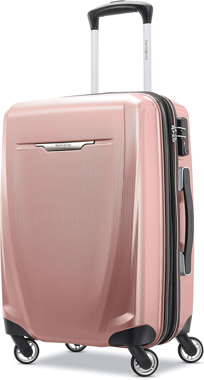 Samsonite Winfield 3 DLX Hardside Luggage with Spinners, Carry-On 20-Inch, Rose