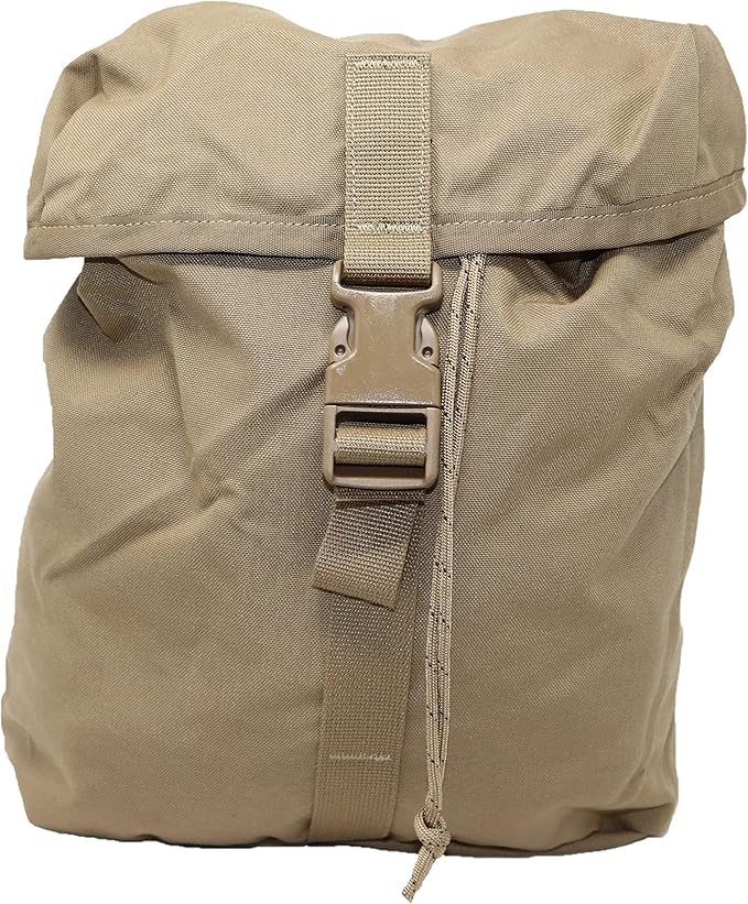 New Genuine Military Issue ILBE Sustainment Pouch, Utility Pouch, Tactical Bags, Coyote Brown Made in USA
