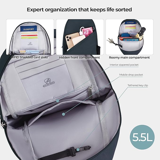 Travelon Anti-Theft Classic Sling Bag