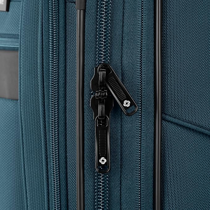 Samsonite Ascella 3.0 Softside Expandable Luggage with Spinner Wheels, 3-Piece Set (20/25/28), Teal/Black