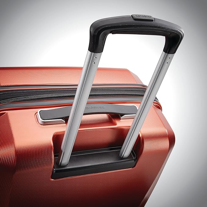 Samsonite Winfield 3 DLX Hardside Expandable Luggage with Spinners, Burnt Orange, 2-Piece Set (20/25)