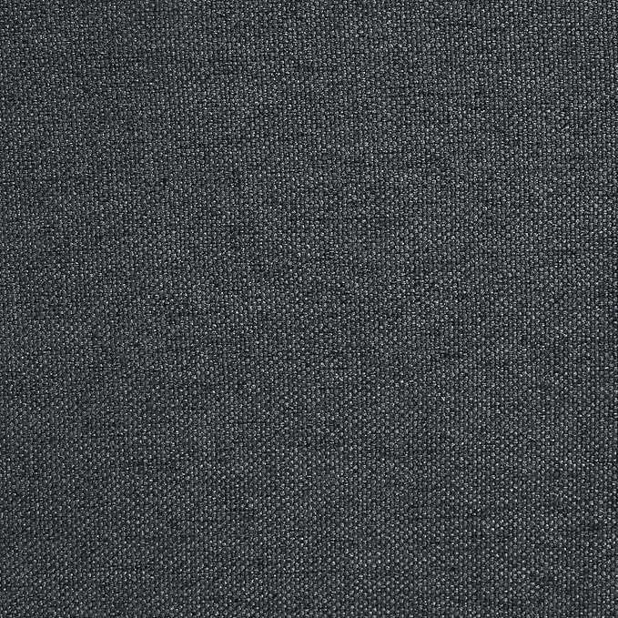 AAAAAcessories D-Shaped Chair Cushions, 2" Thick Dining Chair Pads with Ties and Removable, Machine-Washable Cover, 17" x 16", Set of 8, Dark Grey