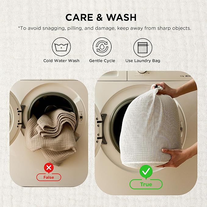 Bedsure 100% Cotton Muslin Blanket King Size for Bed - 4-Layer Breathable and Lightweight Thin Soft Summer Gauze Muslin Blanket for Adults, Light Brown, 108x90 Inches