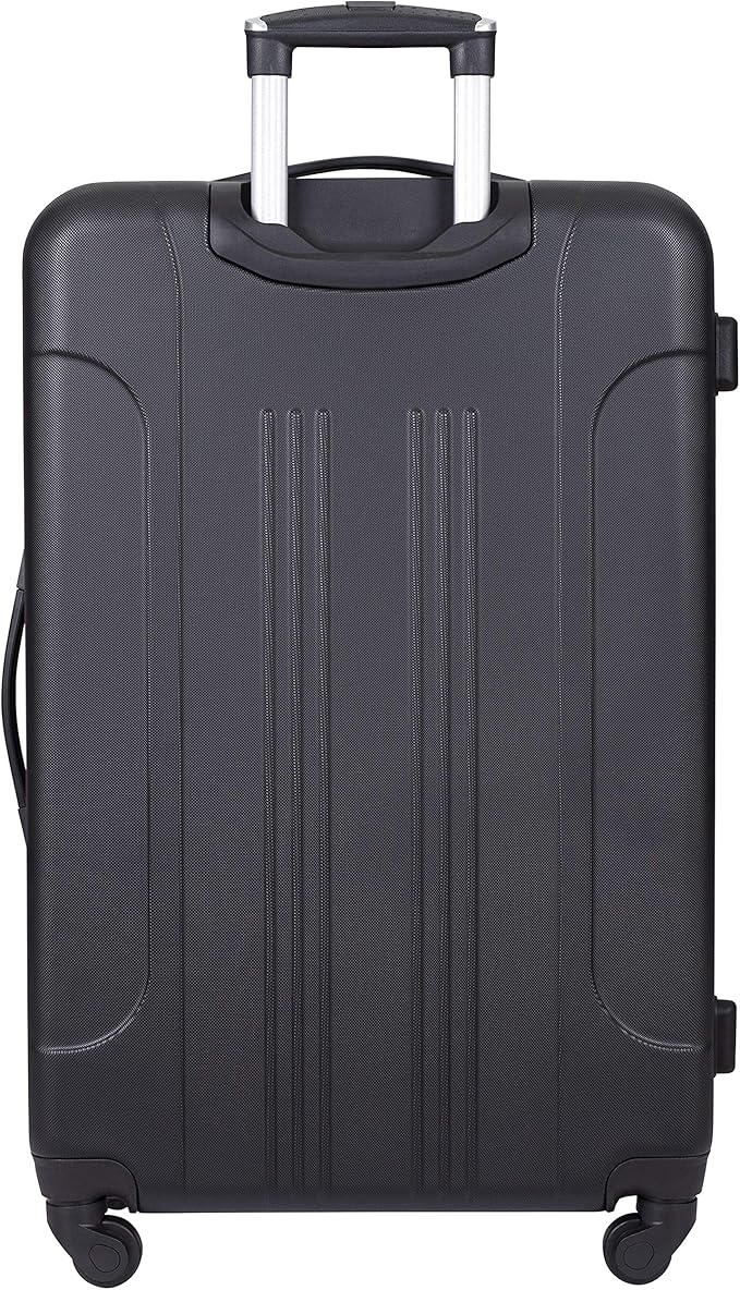 Travelers Club Cosmo Luggage, Black-2 Piece Set (28"/20")
