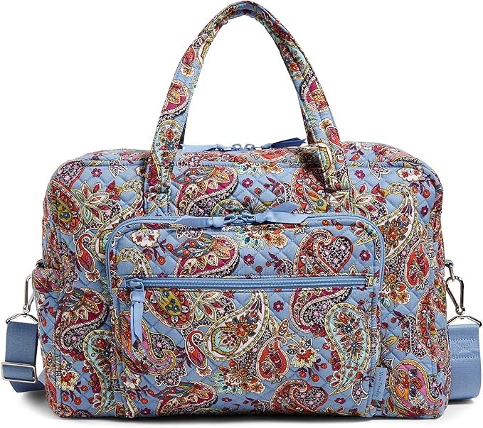 Vera Bradley womens Cotton Weekender Travel Bag