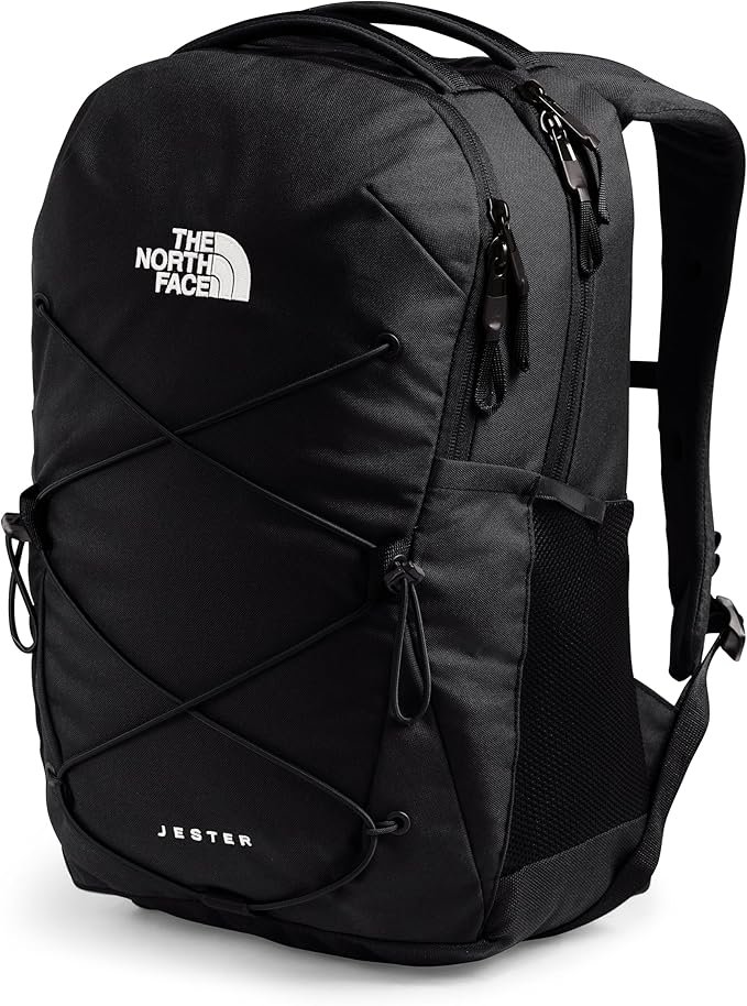 The North Face Women's Jester Everyday Laptop Backpack - Commuter Travel Bag, Laptop Sleeve, Water-Repellent, TNF Black-NPF, One Size