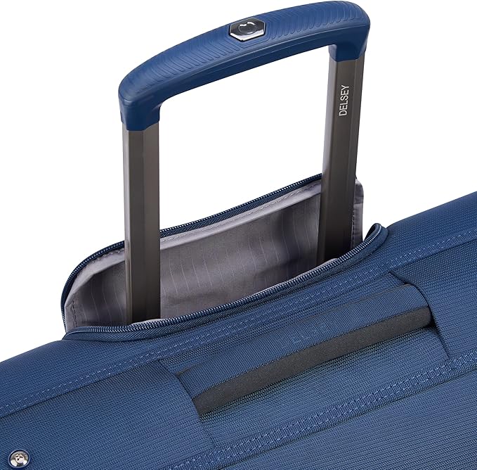DELSEY PARIS Helium DLX Rolling Garment Bag with Spinner Wheels, Navy Blue