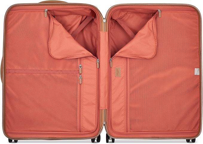 DELSEY PARIS Chatelet Air 2.0 Hardside Luggage with Spinner Wheels, Angora, Checked-Large 28 Inch
