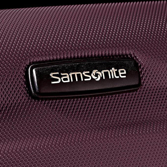 Samsonite Omni PC Hardside Expandable Luggage with Spinner Wheels, Purple, 3-Piece Set (20/24/28)